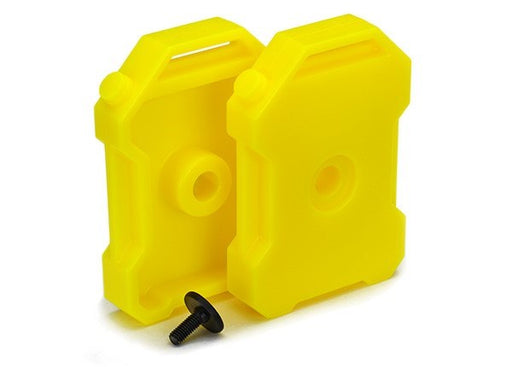 Traxxas 8022A - Fuel canisters (yellow) (2)/ screw pin (789136605233)