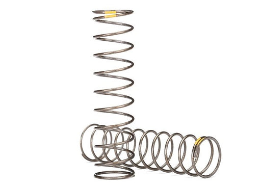 Traxxas 8042 - Springs Shock (Natural Finish) (GTS) (0.22 Rate Yellow Stripe) (2) (773506203697)