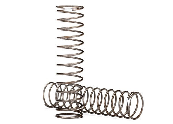 Traxxas 8043 - Springs Shock (Natural Finish) (GTS) (0.30 Rate White Stripe) (2) - Hobby City NZ