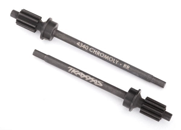 Traxxas 8061 - Axle shaft rear heavy duty (left & right)/ portal drive input gear rear (machined)