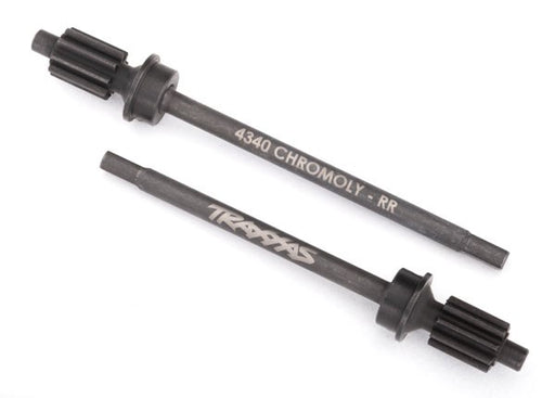 Traxxas 8061 - Axle shaft rear heavy duty (left & right)/ portal drive input gear rear (machined) (7650685812973)