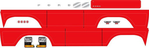 Traxxas 8078R - Decal Sheet Bronco Red (fits #8010 body) (789137391665)
