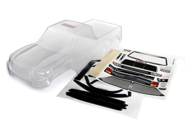 Traxxas 8111 Body TRX-4 Sport (clear trimmed requires painting)/ window masks/ decal sheet (7540688453869)