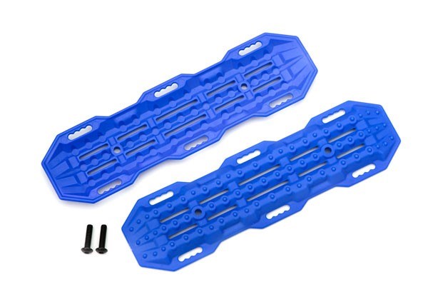 Traxxas 8121X - Traction boards blue/ mounting hardware - Hobby City NZ