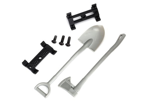 Traxxas 8122 Shovel/ axe/ accessory mount/ mounting hardware (7650717958381)