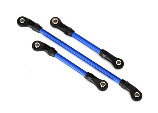 Traxxas 8146X - Steering Link Draglink Panhard Link (Blue Powder Coated Steel) (789121302577)