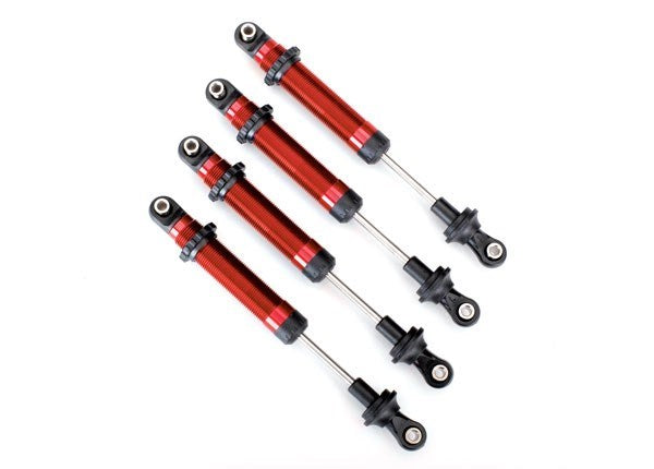 Traxxas 8160R - Shocks Gts  Red-Anodized Aluminum (Assembled Without Springs) (4)
