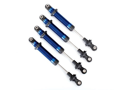 Traxxas 8160X - Shocks Gts Aluminum (Blue-Anodized) (Assembled Without Springs) (4) (789138178097)
