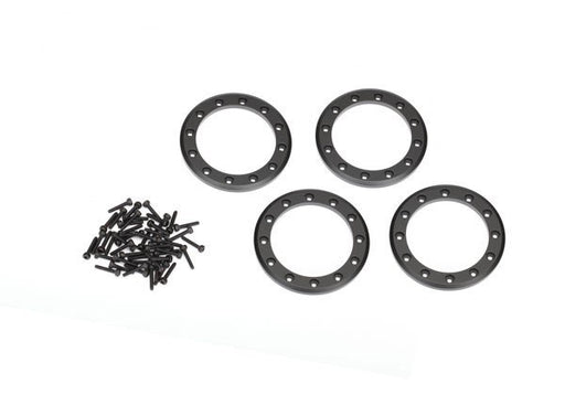 Traxxas 8169T - Beadlock Rings Black (1.9') (Aluminum) (4)/ 2X10 Cs (48) - Hobby City NZ