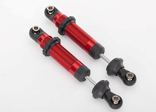 Traxxas 8260R - Shocks Gts Aluminum (Red-Anodized) (Assembled With Spring Retainers) (2) (7650632270061)