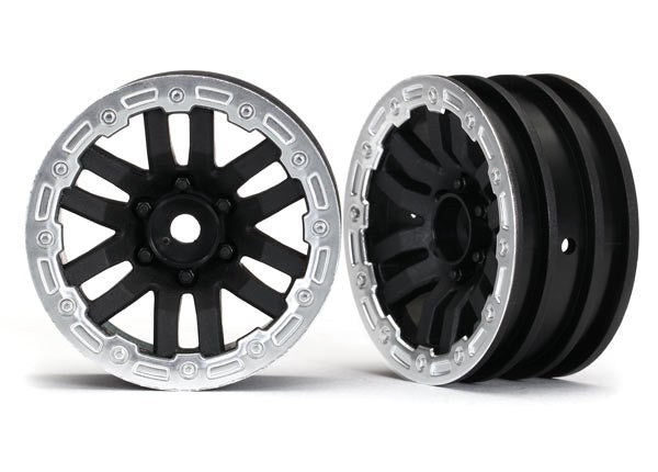 Traxxas 8271X Wheels TRX-4 1.9 (satin beadlock) (2)