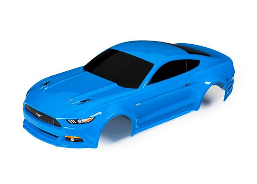 TRAXXAS 8312A Body Ford Mustang grabber blue (painted decals applied) (8137532866797)