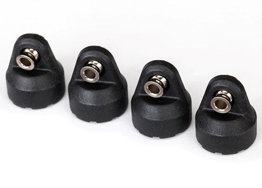 Traxxas 8361 - Shock caps (black) (4) (assembled with hollow balls) (769145438257)