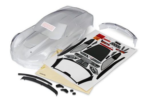 Traxxas 8386 Body Chevrolet Corvette Z06 (clear requires painting) (7617510179053)