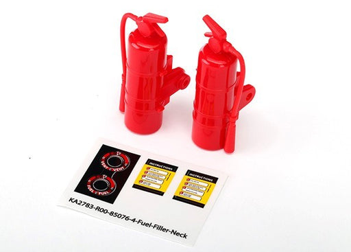 Traxxas 8422 - Fire Extinguisher Red (2) (789141061681)