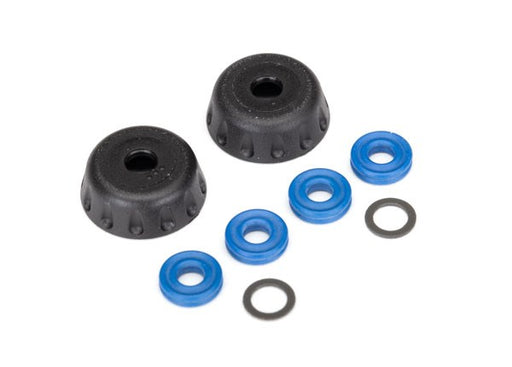 Traxxas 8458 - Double seal kit GTR shocks (x-rings (4)/ 4x6x0.5mm PTFE-coated washers (2)/ bottom caps (2)) (renews 2 shocks) (7647762186477)