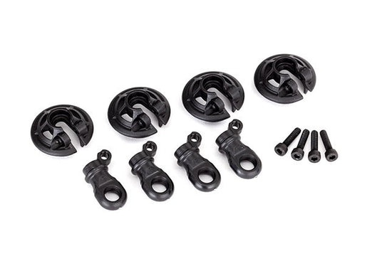 Traxxas 8459 - Spring retainers lower (captured) (4)/ 2.5x10 CS (4) (7650721267949)