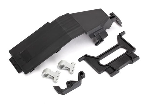 Traxxas 8524 - Battery Door/ Battery Strap/ Retainers (2)/ Latch (789143322673)