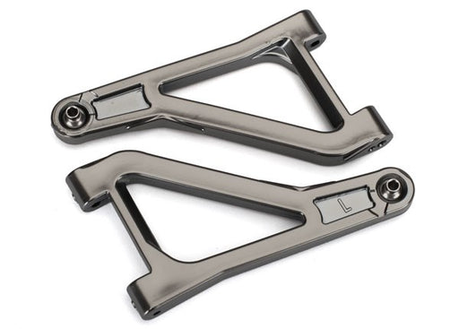 Traxxas 8531X Suspension arms upper (left & right) (satin black chrome-plated) (7650721628397)