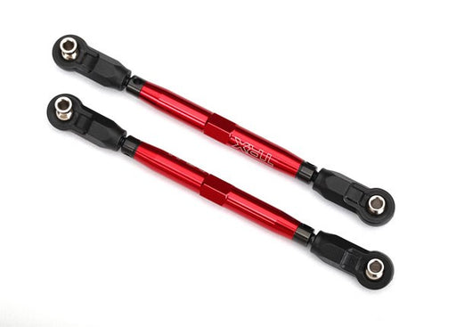 Traxxas 8547R Toe links front For UDR (TUBES red-anodized) (102mm) (2) (7617510572269)