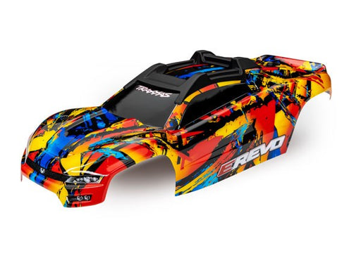 Traxxas 8612 Body E-Revo Solar Flare (painted decals applied) (8137532997869)
