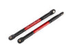 Traxxas 8619R - Push rods red-anodized aluminum (2) (8120376885485)
