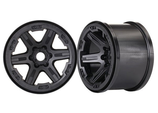 Traxxas 8671 - Wheels 3.8' (Black) (2) (17Mm Splined) (789120352305)