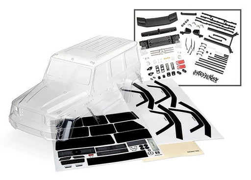 Traxxas 8811 Body Mercedes-Benz G 500 4x4 (clear requires painting)/ decals/ window masks (7654622462189)