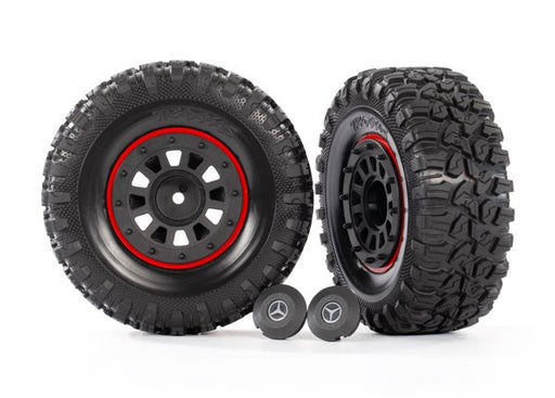 Traxxas 8874 - Tires and wheels assembled glued (2) (7654624297197)