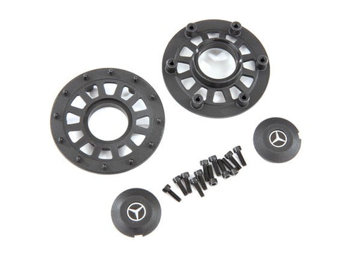 Traxxas 8875 - Center caps (2)/ beadlock rings (2) (requires #8255A extended stub axle) (7654624329965)