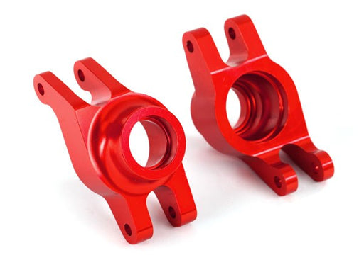 Traxxas 8952R Carriers stub axle (red-anodized 6061-T6 aluminum) (rear) (2) (7637928542445)