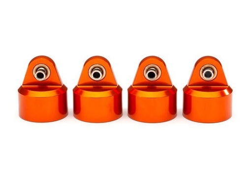 Traxxas 8964T Shock caps aluminum (orange-anodized) GT-Maxx shocks (4) (7637928771821)
