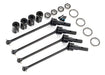 Traxxas 8996X - Driveshafts steel constant-velocity (assembled) front or rear (4) (7637936701677)