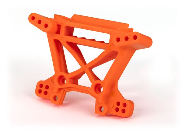 Traxxas 9038T Shock tower front extreme heavy duty orange (for use with #9080 upgrade kit) (8120426266861)