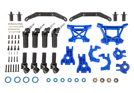 Traxxas 9080X Outer Driveline & Suspension Upgrade Kit extreme heavy duty blue (8137533358317)