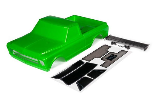 Traxxas 9411G - Body Chevrolet C10 (Green)  (Includes Wing And Decals) (7546260750573)