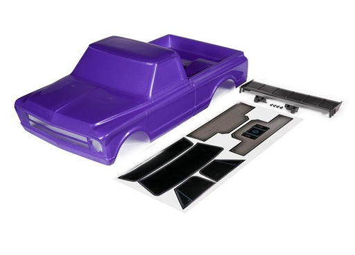 Traxxas 9411P - Body Chevrolet C10 (Purple) (Includes Wing And Decals) (7546261078253)