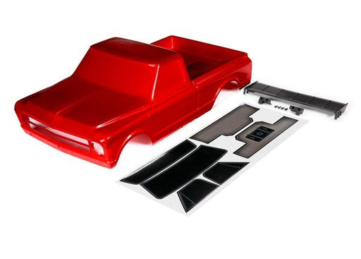 Traxxas 9411R - Body Chevrolet C10 (Red) (Includes Wing And Decals) (7546261176557)