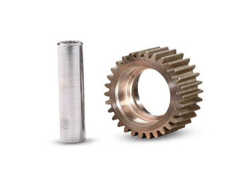 Traxxas 9492 Idler gear 30-tooth/ idler gear shaft (steel) (8137536307437)