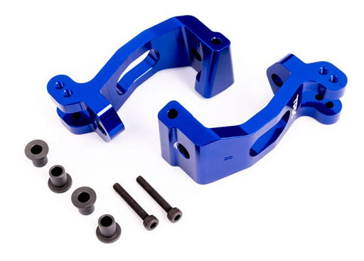 Traxxas 9532X Caster blocks (c-hubs) 6061-T6 aluminum (blue-anodized) (8137536798957)