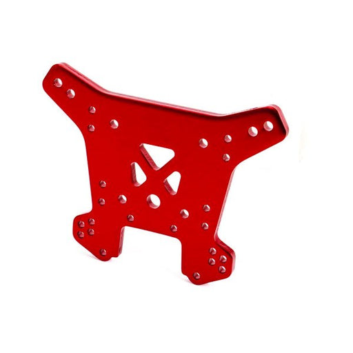 Traxxas 9538R Shock tower rear  aluminum red-anodized (7953880482029)