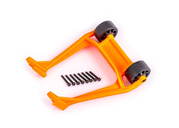 Traxxas 9576T Wheelie bar orange (assembled)/ 3x20 CS (8)