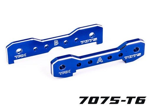 Traxxas 9629 Tie bars front 7075-T6 aluminum (blue-anodized) (fits Sledge) (8120464474349)