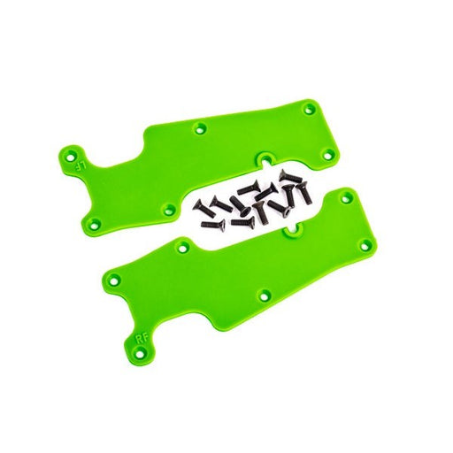 Traxxas 9633G Suspension arm covers green front (left and right)/ 2.5x8 CCS (12) (7953883398381)