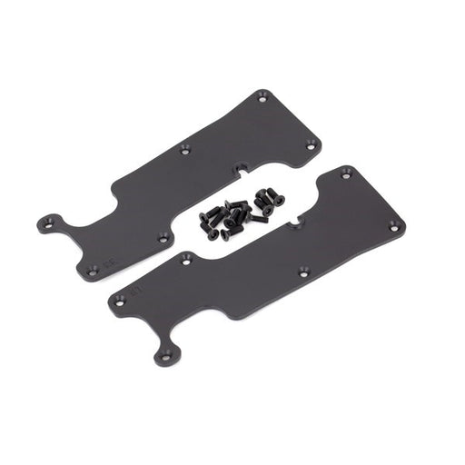 Traxxas 9634 Suspension arm covers black rear (left and right)/ 2.5x8 CCS (12) (7953883594989)