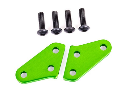 Traxxas 9636G Steering block arms (aluminum green-anodized) (2) (8120465424621)