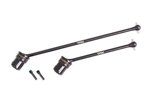 Traxxas 9655X Driveshafts center assembled (steel constant-velocity) front (1)/ rear (1) (fits Sledge) (8120466047213)