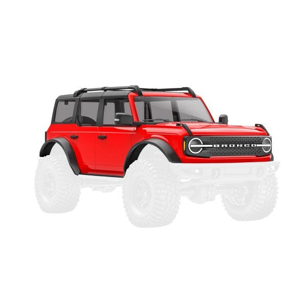 Traxxas 9711-RED - Body Ford Bronco complete red
