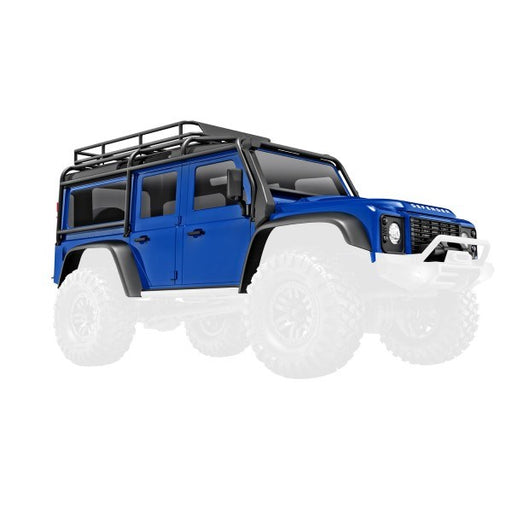 Traxxas 9712-BLUE - Body Land Rover Defender complete blue (8120428921069)