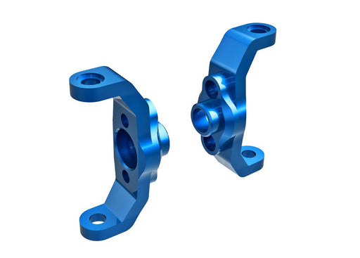 Traxxas 9733-BLUE Caster blocks 6061-T6 aluminum (blue-anodized) (left & right) (8137538044141)